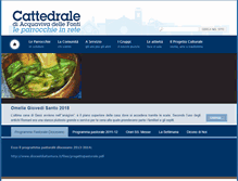 Tablet Screenshot of cattedraleacquaviva.it